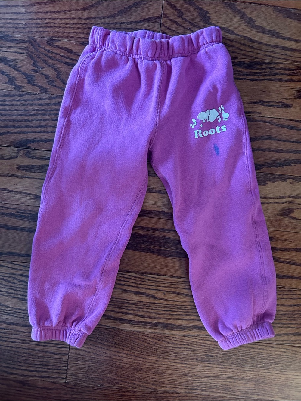Roots Girls Pink Fleece Joggers